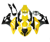 BMW S1000RR Fairings (2009-2014) Yellow, Matte Black at KingsMotorcycleFairings.com