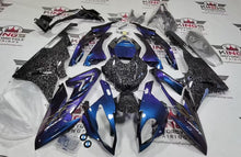 BMW S1000RR Fairings (2015-2016) Chameleon, Faux Forged Carbon Fiber at KingsMotorcycleFairings.com