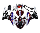 BMW S1000RR Fairings (2015-2016) Dark Red, White, Black, Blue at KingsMotorcycleFairings.com
