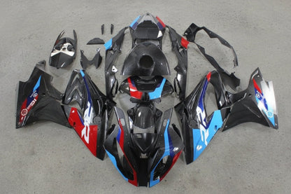 BMW S1000RR Fairings (2015-2016) Faux Carbon Fiber, Red, Blue at KingsMotorcycleFairings.com