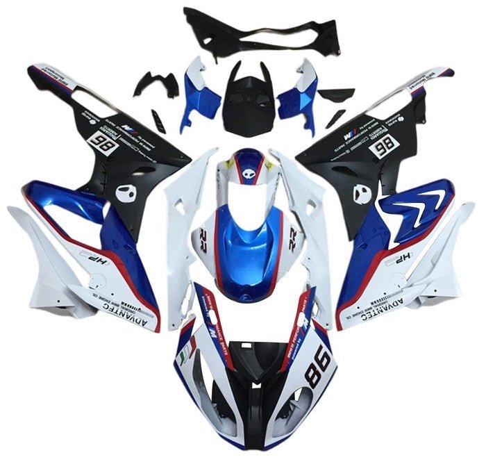 BMW S1000RR Fairings (2015-2016) White, Blue, Red, Matte Black 86 at KingsMotorcycleFairings.com