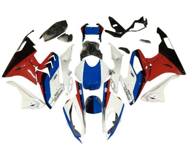 BMW S1000RR Fairings (2015-2016) White, Red, Blue, Advantec at KingsMotorcycleFairings.com