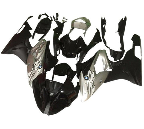 BMW S1000RR Fairings (2017-2018) Black, Matte Silver, Matte Black at KingsMotorcycleFairings.com