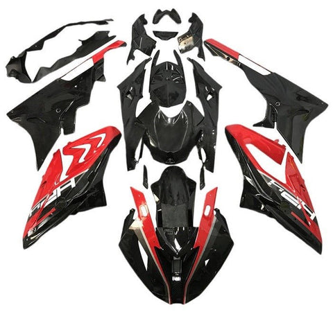 BMW S1000RR Fairings (2017-2018) Black, Red, Gray, HP at KingsMotorcycleFairings.com