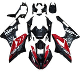 BMW S1000RR Fairings (2017-2018) Black, Red, HP at KingsMotorcycleFairings.com