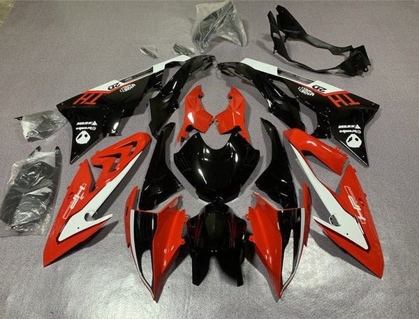 BMW S1000RR Fairings (2017-2018) Black, Red, White HP at KingsMotorcycleFairings.com