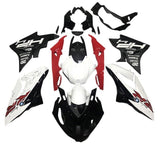 BMW S1000RR Fairings (2017-2018) Black, White HP, Red RR at KingsMotorcycleFairings.com