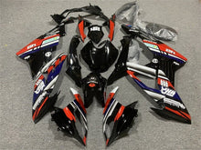 BMW S1000RR Fairings (2017-2018) Black, White, Red Stripe at KingsMotorcycleFairings.com