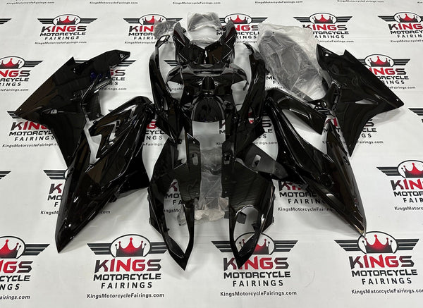 BMW S1000RR Fairings (2017-2018) Black at KingsMotorcycleFairings.com
