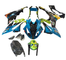 BMW S1000RR Fairings (2017-2018) Blue, Black, Monster at KingsMotorcycleFairings.com