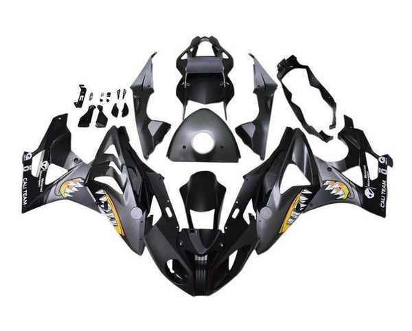BMW S1000RR Fairings (2017-2018) Matte Black, Matte Gray, Shark at KingsMotorcycleFairings.com