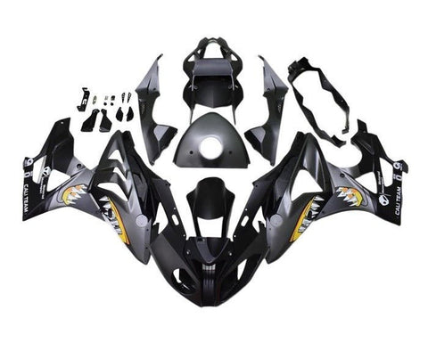 BMW S1000RR Fairings (2017-2018) Matte Black, Matte Gray, Shark at KingsMotorcycleFairings.com