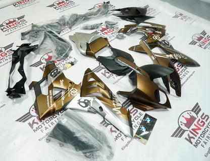 BMW S1000RR Fairings (2017-2018) Matte Bronze, Black, Silver at KingsMotorcycleFairings.com