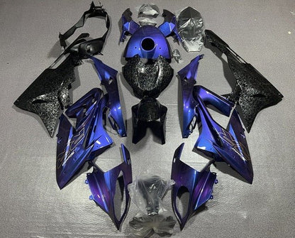 BMW S1000RR Fairings (2017-2018) Purple, Faux Forged Carbon Fiber at KingsMotorcycleFairings.com