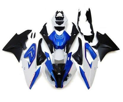 BMW S1000RR Fairings (2017-2018) White, Blue, Matte Black, Red at KingsMotorcycleFairings.com