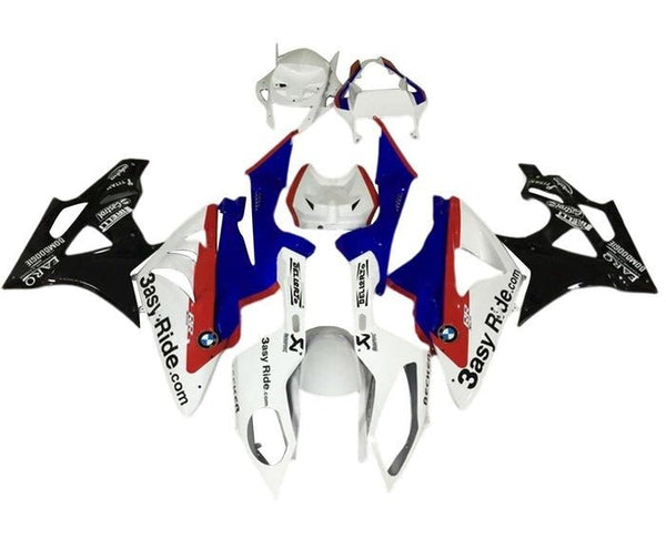 BMW S1000RR Fairings (2017-2018) White, Blue, Red, EasyRide at KingsMotorcycleFairings.com