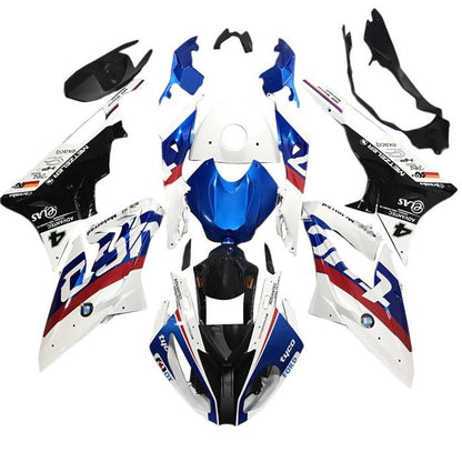 BMW S1000RR Fairings (2017-2018) White, Blue, Red, Tyco at KingsMotorcycleFairings.com