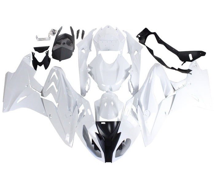 BMW S1000RR Fairings (2017-2018) White at KingsMotorcycleFairings.com