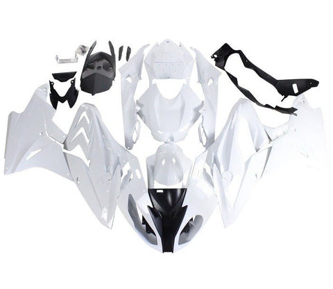 BMW S1000RR Fairings (2017-2018) White at KingsMotorcycleFairings.com