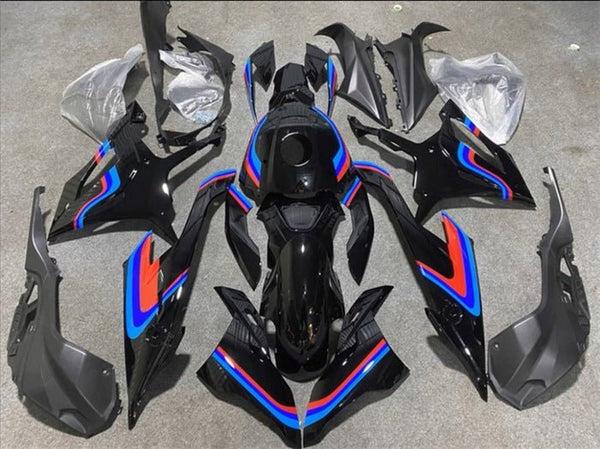 BMW S1000RR Fairings (2019-2022) Black, Double Blue, Red at KingsMotorcycleFairings.com