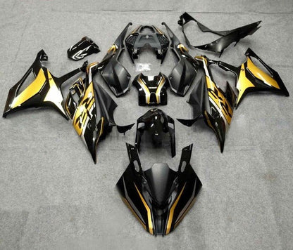 KingsMotorcycleFairings.com BMW S1000RR Fairings (2019-2022) Black, Gold, Silver