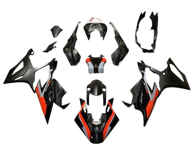 KingsMotorcycleFairings.com BMW S1000RR Fairings (2019-2022) Black, Red, Gray