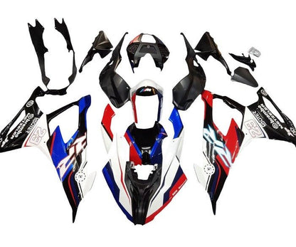 BMW S1000RR Fairings (2019-2022) Black, White, Blue, Red at KingsMotorcycleFairings.com