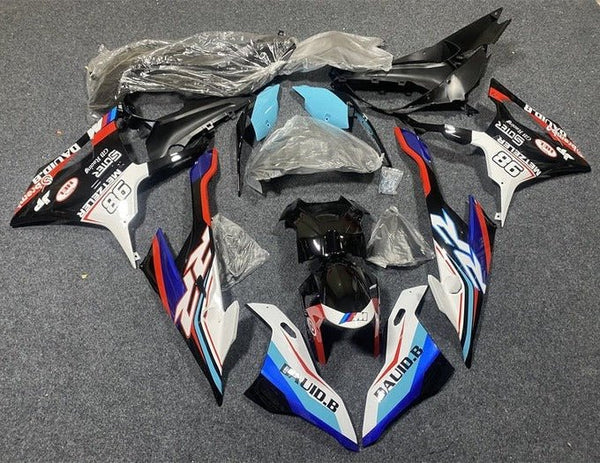 BMW S1000RR Fairings (2019-2022) Blue, Black, White, Red at KingsMotorcycleFairings.com