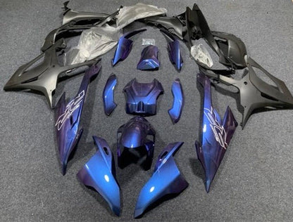 KingsMotorcycleFairings.com BMW S1000RR Fairings (2019-2022) Blue, Matte Black