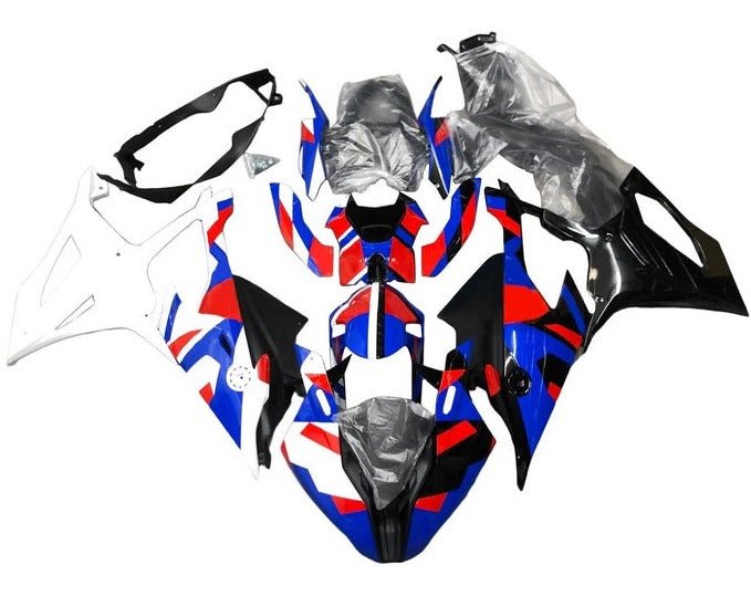 KingsMotorcycleFairings.com BMW S1000RR Fairings (2019-2022) Blue, Red, White, Black, Geo