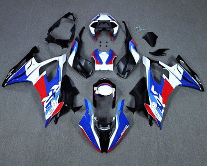 BMW S1000RR Fairings (2019-2022) Blue, White, Red, Light Blue at KingsMotorcycleFairings.com