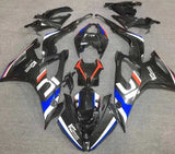 BMW S1000RR Fairings (2019-2022) Faux Carbon Fiber, White, Blue, Red at KingsMotorcycleFairings.com