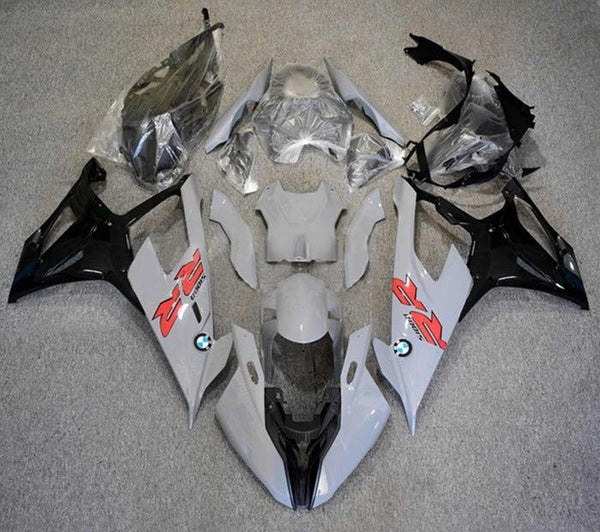 BMW S1000RR Fairings (2019-2022) Gray, Black, Red at KingsMotorcycleFairings.com