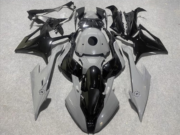 BMW S1000RR Fairings (2019-2022) Gray, Black at KingsMotorcycleFairings.com