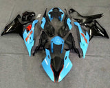 KingsMotorcycleFairings.com BMW S1000RR Fairings (2019-2022) Light Blue, Black, Red