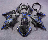 KingsMotorcycleFairings.com BMW S1000RR Fairings (2019-2022) Matte Black, Blue, White, Stripe