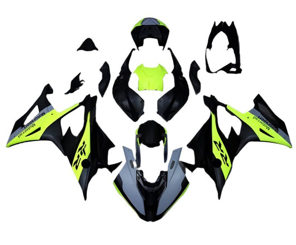 KingsMotorcycleFairings.com BMW S1000RR Fairings (2019-2022) Matte Black, Gray, Neon Yellow