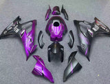 BMW S1000RR Fairings (2019-2022) Matte Black, Purple at KingsMotorcycleFairings.com