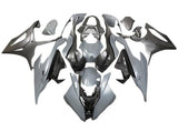 BMW S1000RR Fairings (2019-2022) Matte Gray, Faux Carbon Fiber at KingsMotorcycleFairings.com