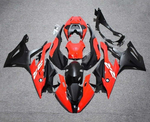 BMW S1000RR Fairings (2019-2022) Red, White, Matte Black at KingsMotorcycleFairings.com
