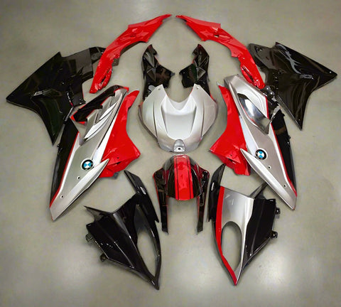 BMW S1000RR Fairings (2019-2022) Silver, Red, Black at KingsMotorcycleFairings.com