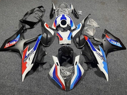 BMW S1000RR Fairings (2019-2022) White, Blue, Matte Black, Red at KingsMotorcycleFairings.com