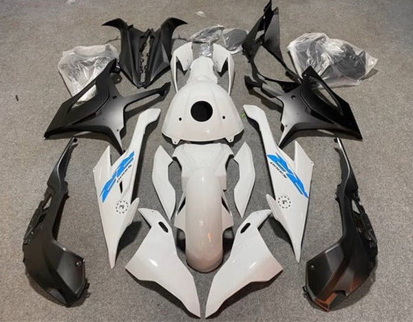 BMW S1000RR Fairings (2019-2022) White, Matte Black, Blue at KingsMotorcycleFairings.com