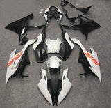 BMW S1000RR Fairing Kit (2019-2022) White, Orange, Matte Black at KingsMotorcycleFairings.com