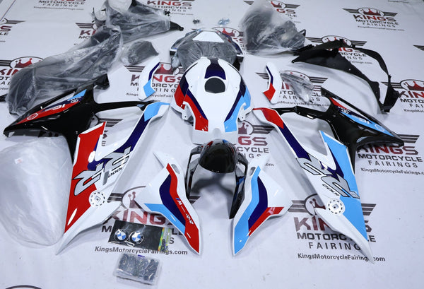 BMW S1000RR Fairings (2019-2022) White, Red, Dual Blue, Black at KingsMotorcycleFairings.com