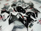 BMW S1000RR Fairings (2023-2024) Black, White, Red by KingsMotorcycleFairings.com
