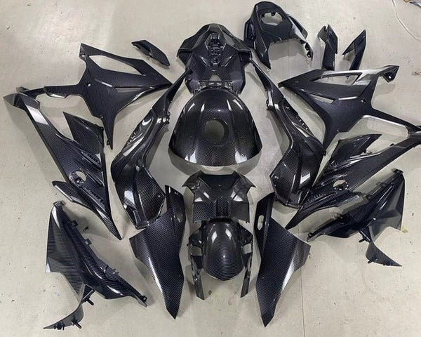 BMW S1000RR Fairings (2023-2024) Faux Carbon Fiber at KingsMotorcycleFairings.com