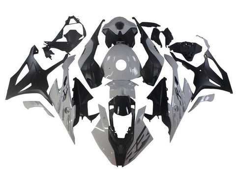 BMW S1000RR Fairings (2023-2024) Gray, Matte Black at KingsMotorcycleFairings.com