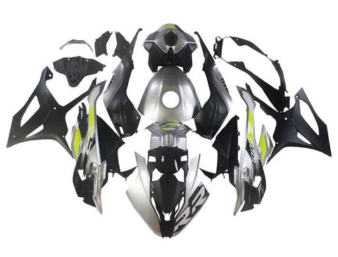 BMW S1000RR Fairings (2023-2024) Silver, Matte Black, Yellow at KingsMotorcycleFairings.com