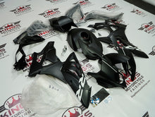 BMW S1000RR (2009-2014) Matte Black & White Fairings at KingsMotorcycleFairings.com
